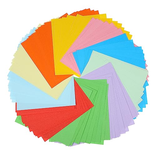 COHEALI 1000 Folhas De Papel Colorido Papel De Origami Para Lápis De Cor Papel De Embrulho Kraft Fác