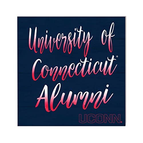 KH Sports Fan Connecticut Huskies 10"x10" Team Alumni Sign, One Size, Multi