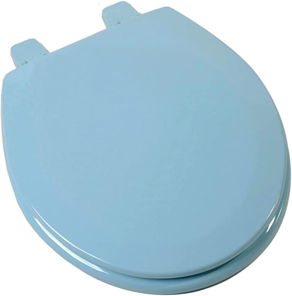 Blue Toilet Seat Cover, Soft toilet seat, Deluxe Regency Blue EVA Round