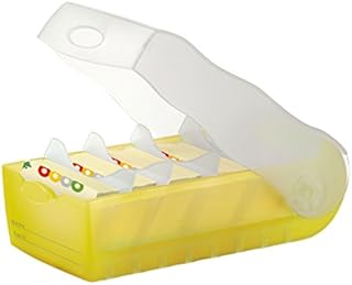 HAN 997-613, CROCO Flashcard Index Box. For learning vocabulary in an ingeniously simple way, A7, translucent orange