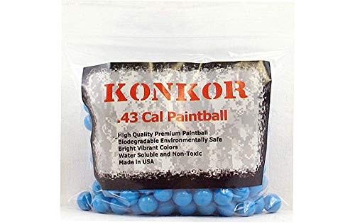 T4E .43 Caliber Paintballs Blue in Bag (250CT)