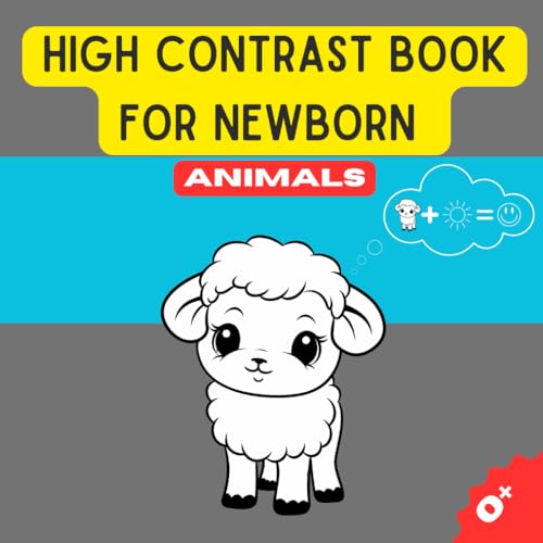 HIGH CONTRAST BOOK FOR NEWBORN: A Sturdy High-Contrast Board Book for Newborns and Infants (High-Contrast Books)