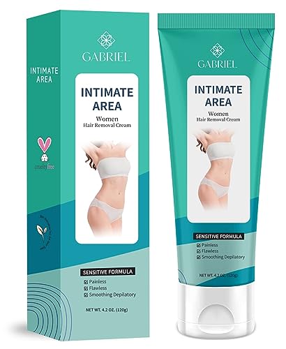 Hair Removal Cream - Fast and Painless Depilation for Smooth Skin, Dermatologist Tested for Sensitive Areas, Hair Remover Cream For Women