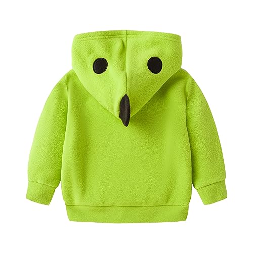 Image of Mud Kingdom Fleece Hoodies Jacket for Boys Girls Full Zipper Long Sleeve Happy Halloween