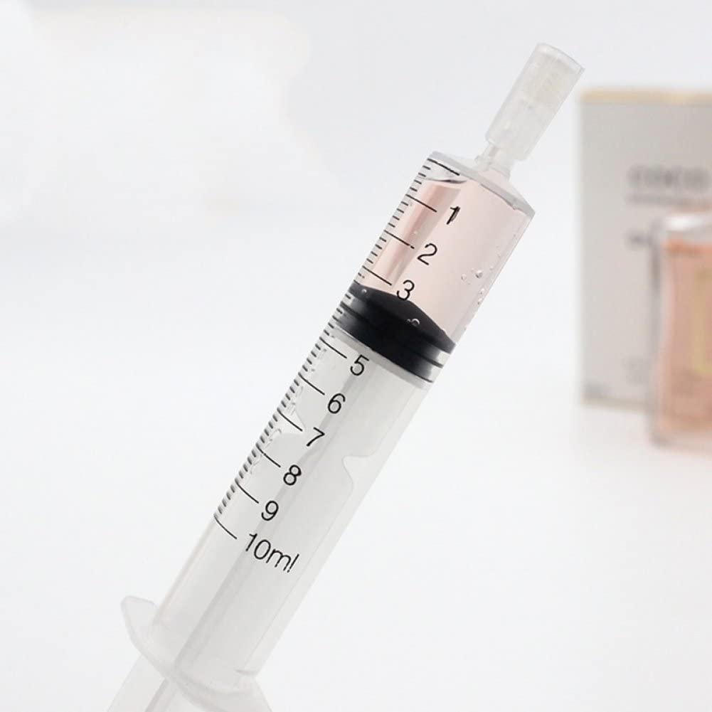 5 ml/10 ml/20 ml strzykawka plastikowy dozownik perfum narzędzia wkład kosmetyczny do wielokrotnego napełniania butelki ilościowe dozowanie