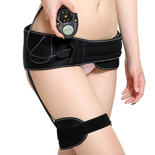Exerciser Butt Hips Trainer Upgrade Muscle Buttock Toner Fitness Training Gear Home Office Ab Trainer Workout Excercise Equipment Electric Machine Fitness for Women Men with Replacement Gel Pads