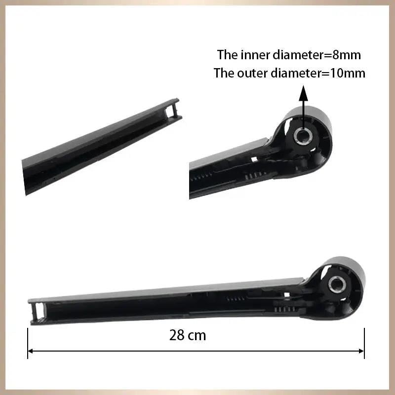 Essuie-glace arrière 11" avec bras pour Seat Leon MK2 2005-2012 - 4