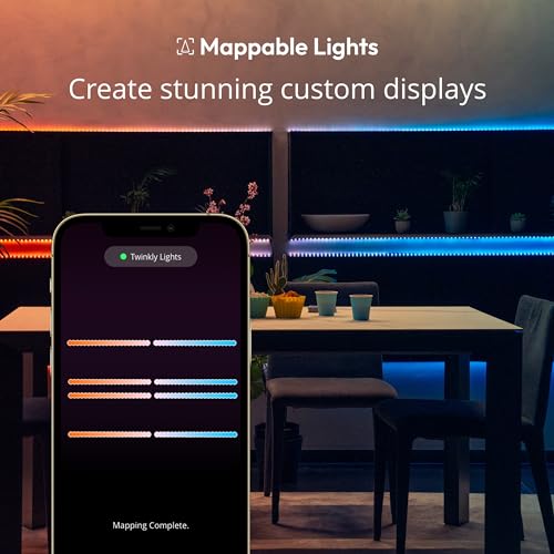 Kit de extensión Twinkly Line Tira LED RGB adhesiva magnética 1.5 m miniatura 3