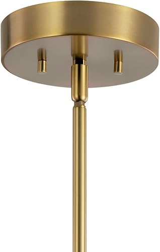 Miniatura 8 de Kichler Baland - Mini colgante de 1 luz de 4 pulgadas en latón natural cepillado