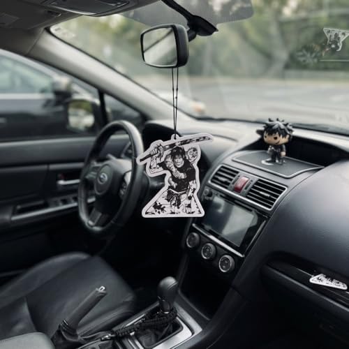 Image of PumpCar 2 pieces toji double-sided hanging Japanese anime cherry-scented car air freshener Cool anime hanging for rearview mirror Car Interior Accessories Gifts