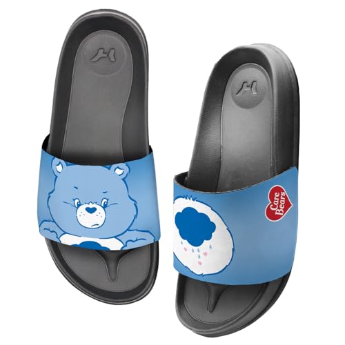 Popfunk Care Bears Grumpy Bear Unisex Adult Slides Sandals Officially Licensed Hypd Slydr Switch™3