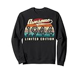 Photo Gallery vintage awesome since 1944 edizione limitata - 81° compleanno felpa Photo Gallery vintage awesome since 1944 edizione limitata - 81° compleanno felpa