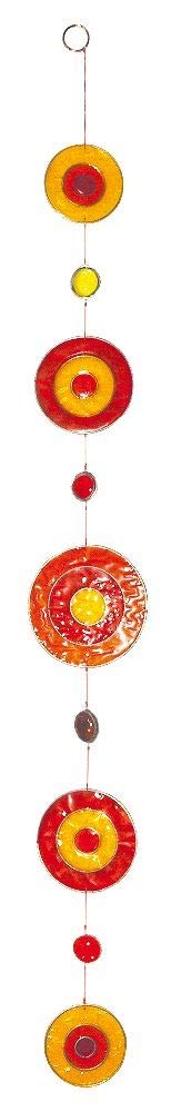 SaraswatiSuncatcher Centrum Fibreglass Red/Orange/Yellow 70 cm