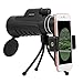 Occer 10X42 High Power Monocular Telescope HD Dual Focus Scope, Compact Monocular with Bak4 Multi-Coated Zoom Lens, Low Night Vision for Hunting Bird Watching Camping Outdoor Sporting