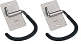 PESO MÁXIMO PESO: 15 kg BBB Cycling - Soporte de Pared para Bicicletas. Color Plateado y Negro - Modelo Parkinghook BTL-26 (Paquete de 2)