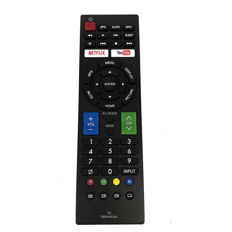Télécommande Sharp pour TV LCD LED compatible GB234WJSA GA877SB