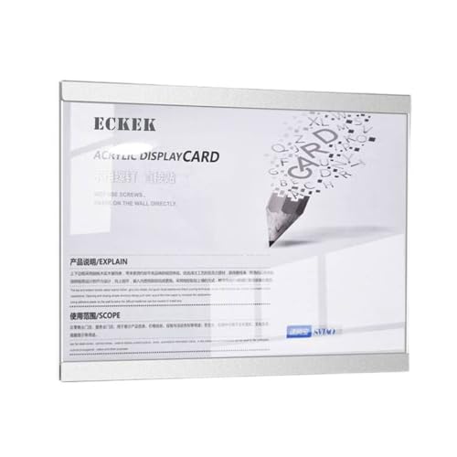 Cadre magnetique A3 acrylique premium horizontal porte-document mural - 3