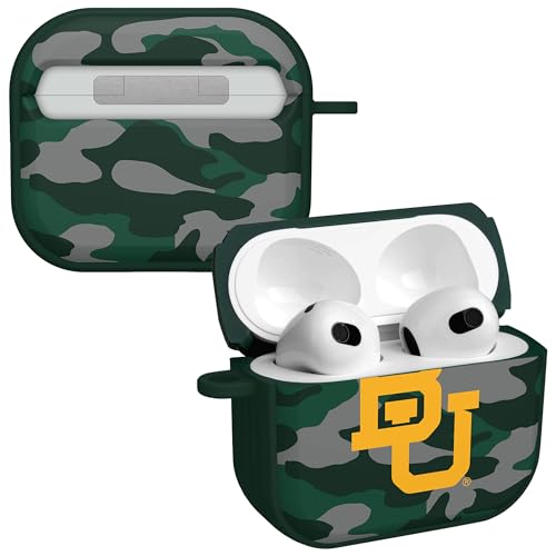 AFFINITY BANDS Baylor Bears Camo HDX Case Cover Compatible with Apple AirPods Generation 3