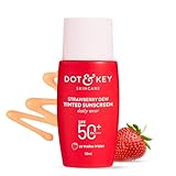 Strawberry Dew Tinted Sunscreen SPF 50+ Pa++++ - 02 Warm Ivory | Protection Against UA/UB | Broad Spectrum, Water & Sweat resistant | For All Skin Types | 50ml -  SOLI