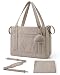 bagsmart Puffer Wickeltasche Kliniktasche Geburt Diaper Bag für Unterwegs