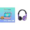 Kids Tablet Bundle: Includes Amazon Fire 7 Kids Tablet (2022) | 16 GB | Purple & Made for Amazon, Kids Bluetooth Headset Ages (3-7) | Purple