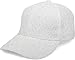 styleBREAKER Casquette 6 Panneaux recouverte de Dentelle, Casquette de Baseball, réglable, Femme 04023052, Couleur:Blanc