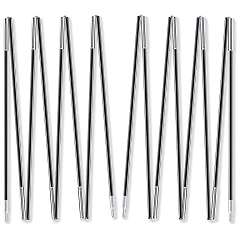 VideoPUP Tent Pole,Fiberglass Camping Tent Pole Bars Outdoor Sunshelter Support Rods,2 Sets 8 Sections,Fits 78×78in 3-4 Person Tent,Pole Length 157" Cover