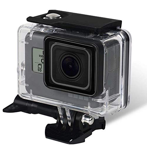 Image secondaire de Flycoo Boîtier étanche pour GoPro Hero (2018) Hero 7 Black Hero 6 Hero 5 Caméra d'action, Caisson Plongée avec Vis de Fixation e