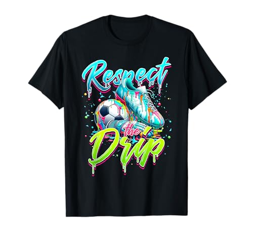 Respect The Drip Soccer Ice Cream T-Shirt