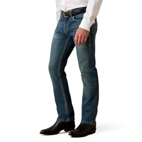 Image of ARIAT Mens Men s M8 Modern TekStretch Sebastian Slim Leg Jean Grafton 34 30, Grafton, 34W x 30L US