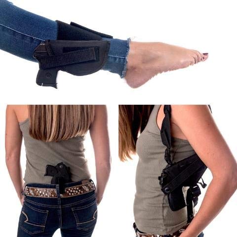 Gun Holster Shoulder/Concealed in Waist Band (in Waist Band) Compatible with Taurus TH9C Compact Pistol 1-TH9C031 3.54