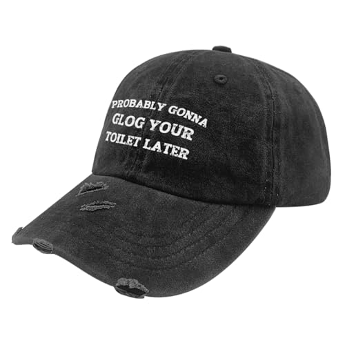 Image of Your Dad is My Cardio Hat for Womens Washed Distressed Baseball Cap Funny Washed Dad Hat Fitted