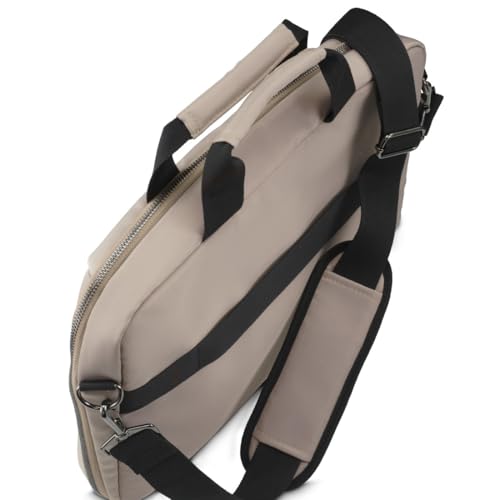 Sacoche ordinateur portable 13-14 pouces beige Hama légère
