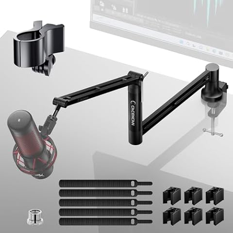 M05 Boom Arm with Desk Mount Cover