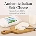 Tomasoni Authentic Italian Stracchino Cheese - Fresh & Creamy Soft Cheese Imported from Italy - 7.05oz (200g) Pack of 2