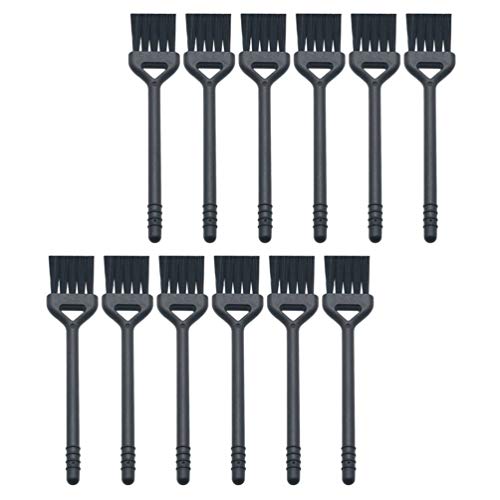 PIXNOR Mini escova de limpeza, 20 peças de plástico para moedor de café, escova de barbear, acessóri