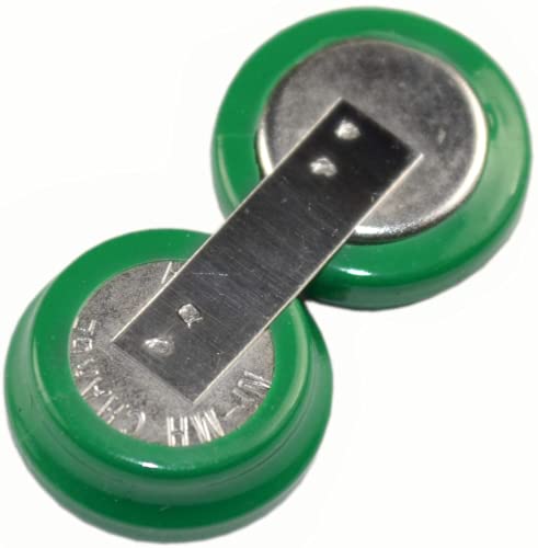 Batería Recargable HQRP 2.4V 80mAh Pack x2 Ni-MH miniatura 5