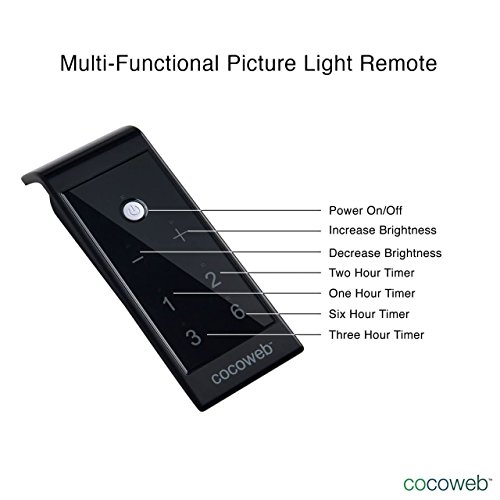 Cocoweb 41" Led Classic Picture Light With Remote Receiver Kit - Aledv-41Ab-Rec #TOP3