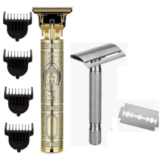 Barbeador Masculino Elétrico Recarregável Estilo Dragão - Barbeador Inox com Lâmina – Portátil, Potente e Ideal para Viagens, Aparador de Pelos Elétrico