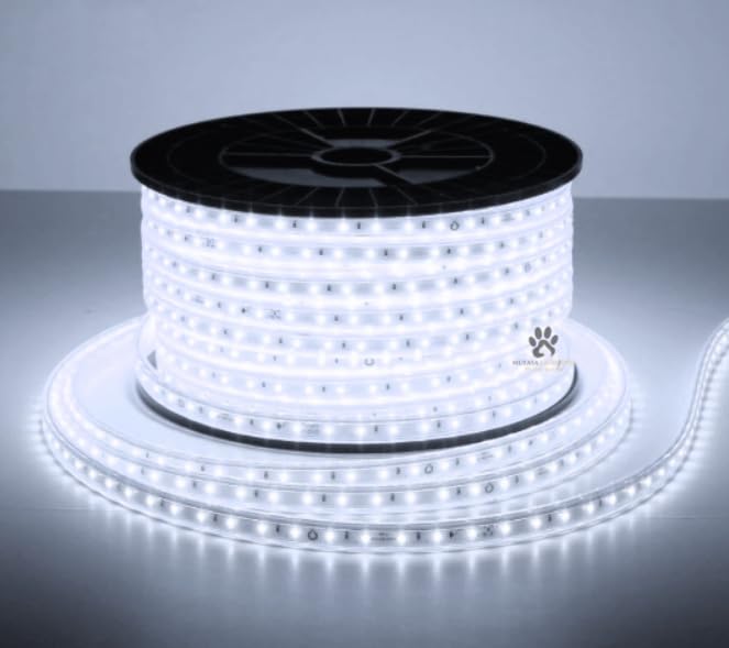 Mufasa LED Rope Light Indoor Outdoor Strip Home Decoration Lights, Diwali Festival Lights False Ceiling, Balcony 220V AC (Non Adhesive Back) (White, 5 Meter)-image-32