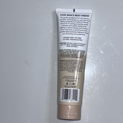Dermasil Labs Oatmeal Facial Cleanser with Snow Mushroom, Paraben Free, Fragrance Free, 5 Fl Oz image 4