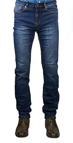 Jean stretch Cavani Milano pantalon denim gris homme taille 50 ajusté