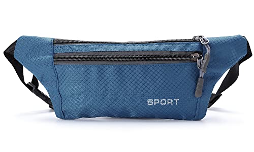 Leoodo Sac banane pour chien - Sac banane - Sac banane - Sac extérieur - Sac à bandoulière - Petit sac pour téléphone portable - Pour les vacances, la randonnée, le cyclisme, Navy Sport, Taille unique Cover