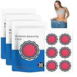 90 Pezzi Cerotti Dimagranti, Metabalance Patch con Berberina, Cerotti Dimagranti per l’Equilibrio del Metabolismo, Cerotto Ultra Pancia e Vita, Discreti e Delicati Sulla Pelle