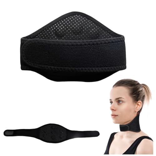 YOFDAL 1 Pièces Chauffe-nuque auto-chauffant, Support cervical magnétique, Soulage les douleurs cervicales