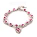 Starshiny Womens Girls Love Heart Tennis Bracelet Made with Swarovski Elements Crystal