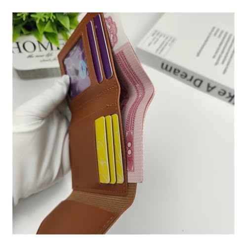 Wallets for Women Small Hasp Girl Credit Card Holder for PU Leather Coin Purse Female Wallet Short Purses for Women (Black 1PCS)4