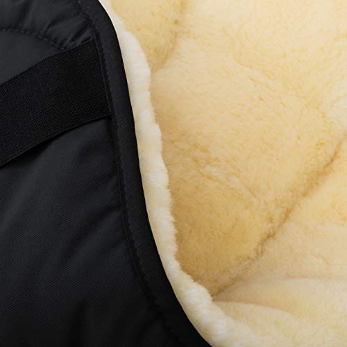 Lammfell-Einlage STAR von WERNER CHRIST BABY – Universelle Baby Sitzauflage für Kinderwagen und Buggy aus medizinischem Fell