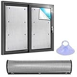 Sonnenschutzfolie mit Saugnapf Sichtschutz Fensterfolie Blickdicht Reflektierende Fensterfolie,...