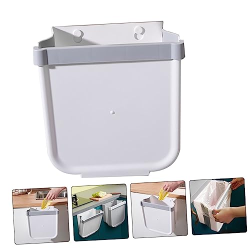 Caneca de basura plegable blanca para pared MAGICLULU miniatura 3